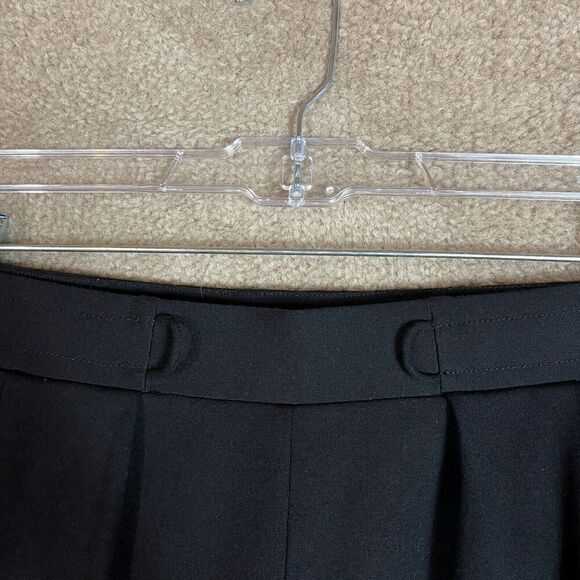 Betabrand Yoga Crop Pants Womens Size Medium Black Pleated Stretch Ponte Pull On - Picture 3 of 11
